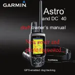 Garmin Astro DC 40 Owner'S Manual предпросмотр