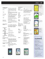 Preview for 2 page of Garmin Astro Specifications