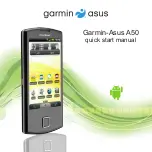 Garmin Asus A50 Quick Start Manual preview