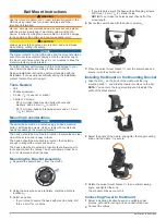 Preview for 2 page of Garmin Bail Mounting Instructions