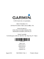 Предварительный просмотр 62 страницы Garmin BC 30 Quick Start Manual