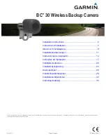 Предварительный просмотр 1 страницы Garmin BC Installation Instructions Manual