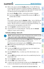 Preview for 135 page of Garmin Beechcraft 200 Series Cockpit Reference Manual