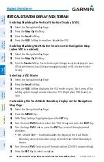 Preview for 144 page of Garmin Beechcraft 200 Series Cockpit Reference Manual