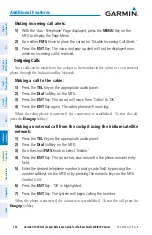 Preview for 176 page of Garmin Beechcraft 200 Series Cockpit Reference Manual