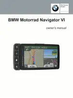 Garmin BMW Motorrad Navigator VI Owner'S Manual preview