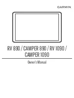 Garmin Camper 890 Owner'S Manual preview