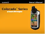 Garmin Colorado Series Owner'S Manual предпросмотр