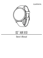 Garmin D2 AIR X10 Owner'S Manual preview