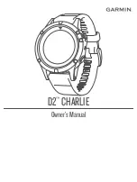 Garmin D2 CHARLIE Owner'S Manual preview