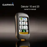 Preview for 1 page of Garmin Dacota 10 Owner'S Manual