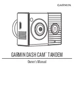 Garmin DASH CAM TANDEM Owner'S Manual preview