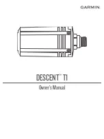 Preview for 1 page of Garmin DESCENT T1 Owner'S Manual