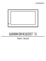 Preview for 1 page of Garmin DriveAssist 51 Owner'S Manual