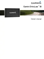 Preview for 1 page of Garmin DriveLuxe 50 Owner'S Manual