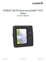 Garmin echoMAP 50s  Guide Owner'S Manual предпросмотр