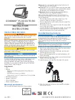 Preview for 1 page of Garmin ECHOMAP PLUS 70 series Installation Instructions Manual