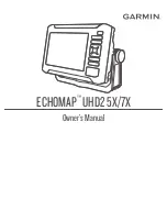 Garmin ECHOMAP UHD2 7X Owner'S Manual preview