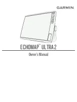 Preview for 1 page of Garmin ECHOMAP ULTRA 2 Owner'S Manual