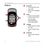 Предварительный просмотр 8 страницы Garmin Edge 205/305 Owner'S Manual