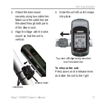 Предварительный просмотр 11 страницы Garmin Edge 205/305 Owner'S Manual