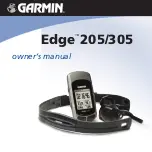 Garmin Edge 205 Owner'S Manual предпросмотр