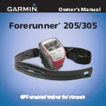 Preview for 1 page of Garmin Edge 305 Owner'S Manual