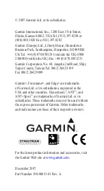 Предварительный просмотр 35 страницы Garmin Edge 305HR - GPS Navigator Instructions Manual