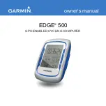 Garmin EDGE 500 Owner'S Manual предпросмотр