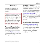 Preview for 3 page of Garmin EDGE 705 Owner'S Manual