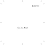 Preview for 1 page of Garmin Edge Explore Quick Start Manual