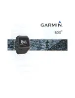 Предварительный просмотр 1 страницы Garmin epix Quick Start Manual