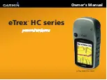 Garmin eTrex HC series Owner'S Manual preview