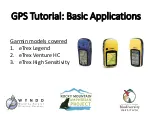 Preview for 1 page of Garmin eTrex High Sensitivity Tutorial