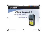 Garmin eTrex Legend C Owner'S Manual preview