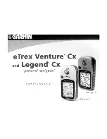 Предварительный просмотр 1 страницы Garmin eTrex Legend Cx Owner'S Manual