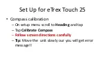 Предварительный просмотр 7 страницы Garmin eTrex Touch 25 Manual