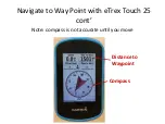 Предварительный просмотр 15 страницы Garmin eTrex Touch 25 Manual