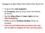 Preview for 17 page of Garmin eTrex Touch 25 Manual
