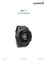 Garmin fenix 2 Owner'S Manual preview