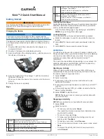 Preview for 1 page of Garmin fenix 2 Quick Start Manual