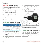 Preview for 6 page of Garmin FORERUNNER *10XT Owner'S Manual