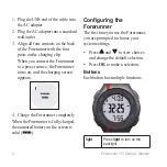 Предварительный просмотр 4 страницы Garmin Forerunner 110 Owner'S Manual