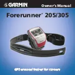 Preview for 1 page of Garmin Forerunner 205 - Running GPS Receiver Owner'S Manual