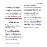 Preview for 3 page of Garmin Forerunner 310XT - Running GPS Receiver Owner'S Manual