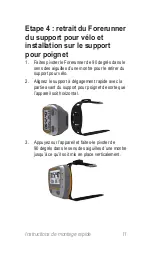 Preview for 11 page of Garmin Forerunner 310XT - Running GPS Receiver Quick Release Instructions