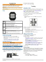 Предварительный просмотр 5 страницы Garmin Forerunner 35 Owner'S Manual