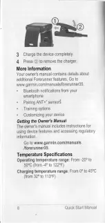 Preview for 8 page of Garmin Forerunner 35 Quick Start Manual