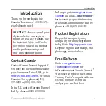 Preview for 3 page of Garmin Forerunner 405CX - Running GPS Receiver Owner'S Manual