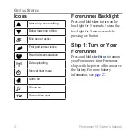 Preview for 8 page of Garmin Forerunner 50 Owner'S Manual